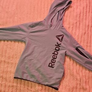 Reebok Charcoal Hoodie with Logo